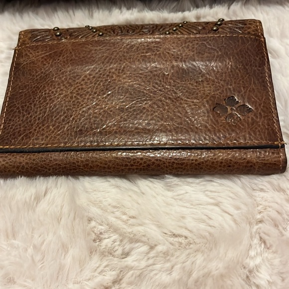 Patricia Nash Brown Leather Wallet with Embossed Design - Picture 5 of 9